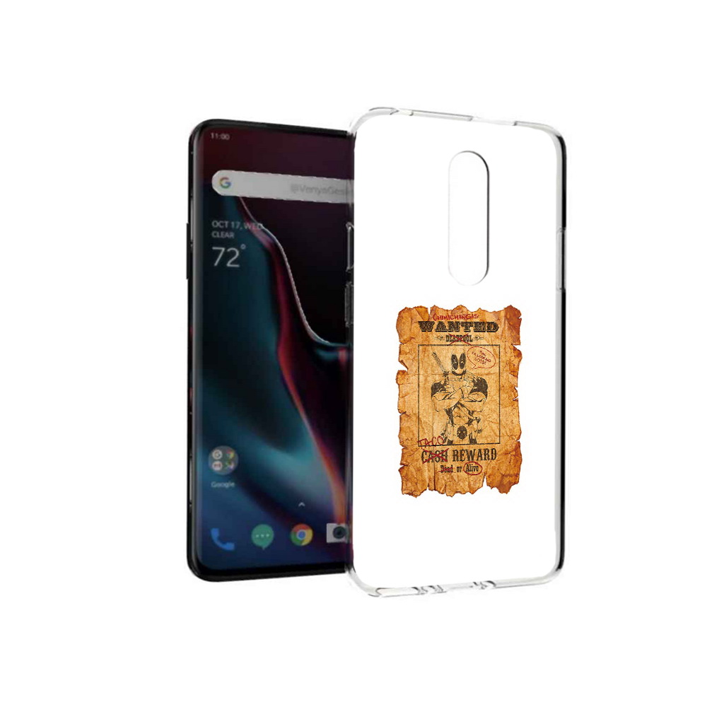

Чехол MyPads Tocco для OnePlus 7 Pro дедпул (PT139735.130.317), Прозрачный, Tocco