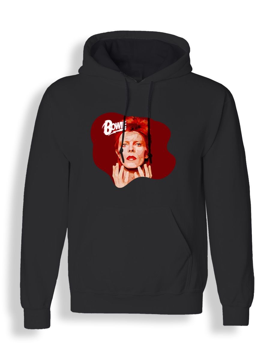 Худи унисекс СувенирShop Дэвид Боуи/David Bowie 2 черное 2XL