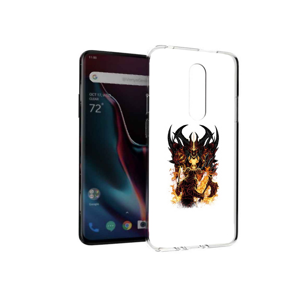 

Чехол MyPads Tocco для OnePlus 7 Pro демон shadow fiend (PT139735.130.318), Прозрачный, Tocco