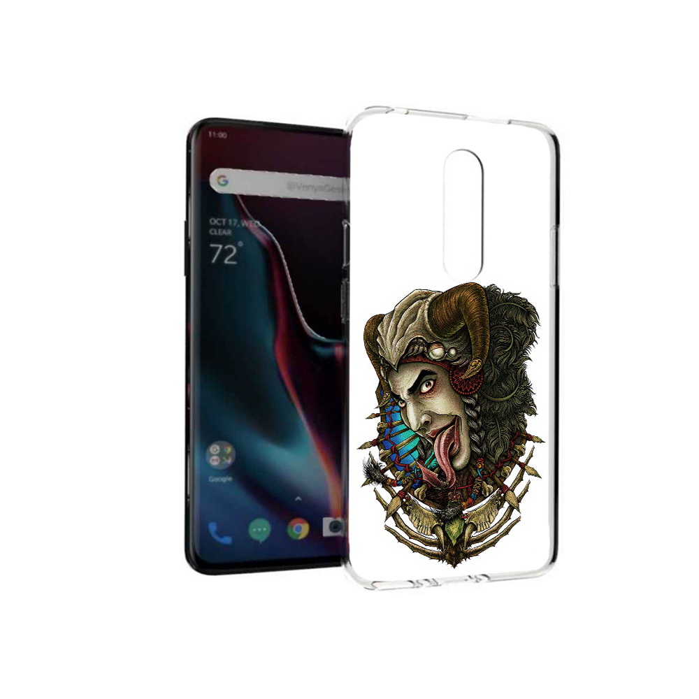 

Чехол MyPads Tocco для OnePlus 7 Pro длинный язык (PT139735.130.330), Прозрачный, Tocco