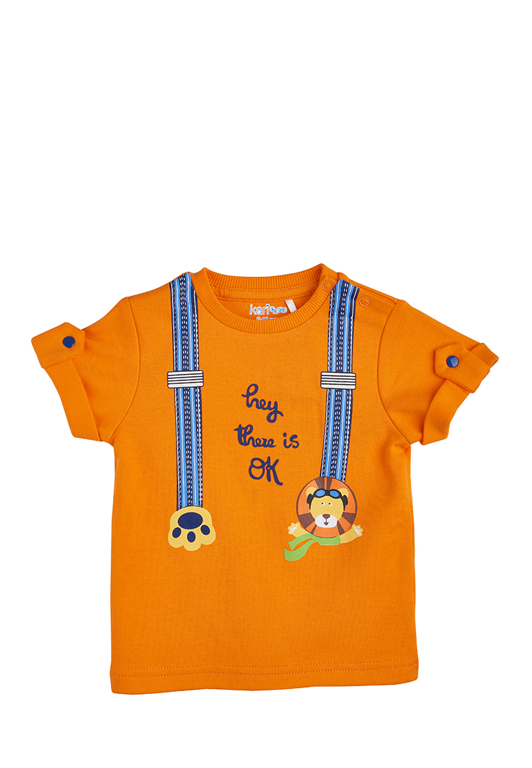 

Комплект одежды для новорожденных Kari baby SS20B07800811 оранжевый/голубой р.86, SS20B07800811