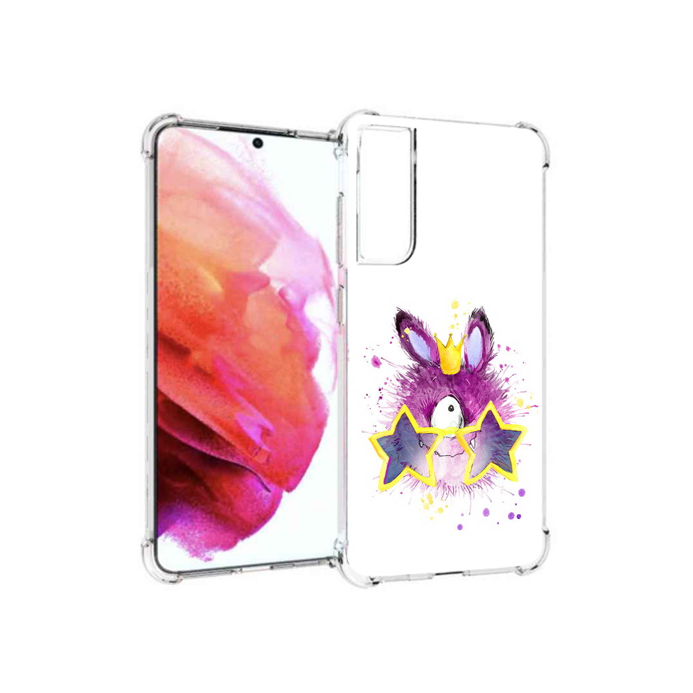 

Чехол MyPads Tocco для Samsung Galaxy S21 FE Шуршуля, Прозрачный, Tocco