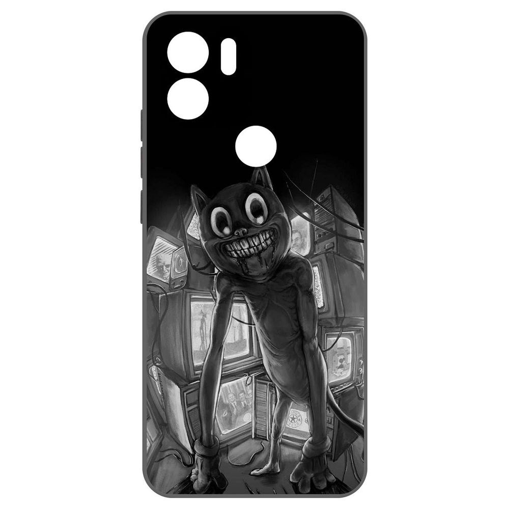 

Чехол-накладка Krutoff Soft Case Хаги Ваги - Картун Кэт для Xiaomi Redmi A2+ черный