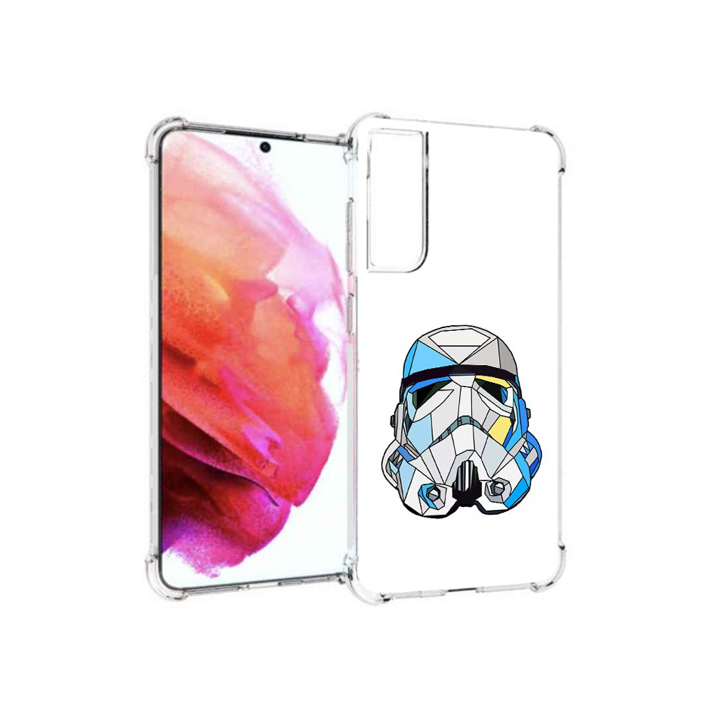 

Чехол MyPads Tocco для Samsung Galaxy S21 FE star wars дарт вейдер, Прозрачный, Tocco