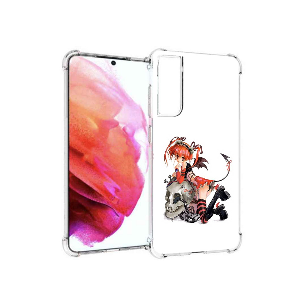 

Чехол MyPads Tocco для Samsung Galaxy S21 FE аниме, Прозрачный, Tocco