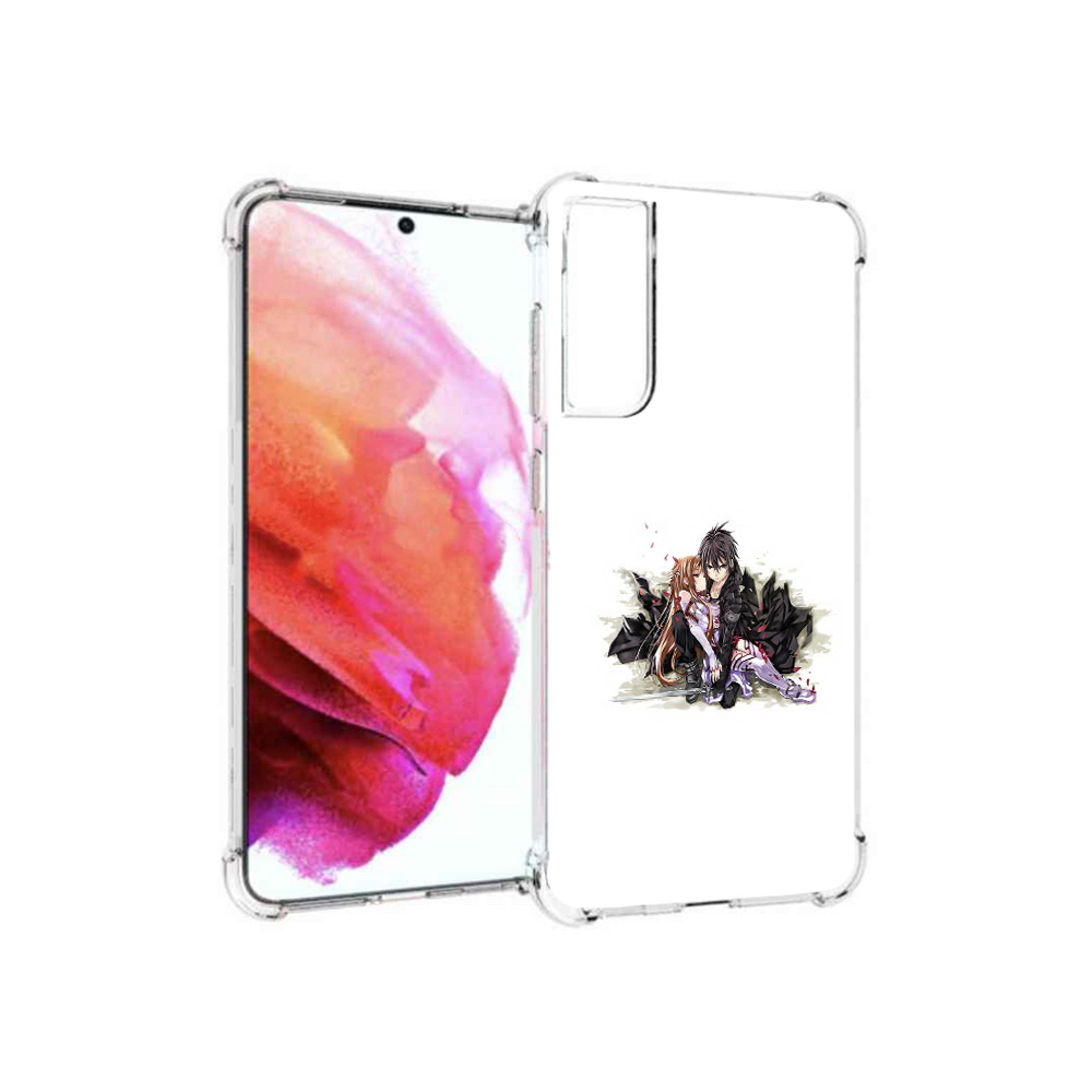 

Чехол MyPads Tocco для Samsung Galaxy S21 FE аниме асуна, Прозрачный, Tocco