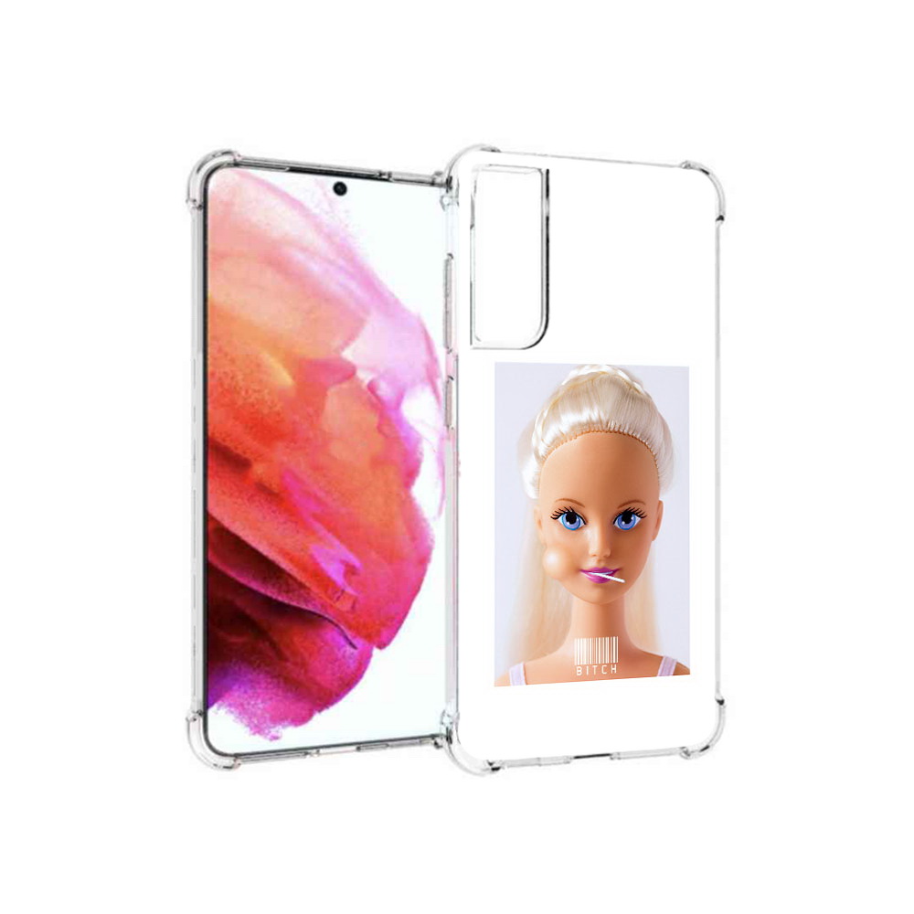 

Чехол MyPads Tocco для Samsung Galaxy S21 FE барби, Прозрачный, Tocco