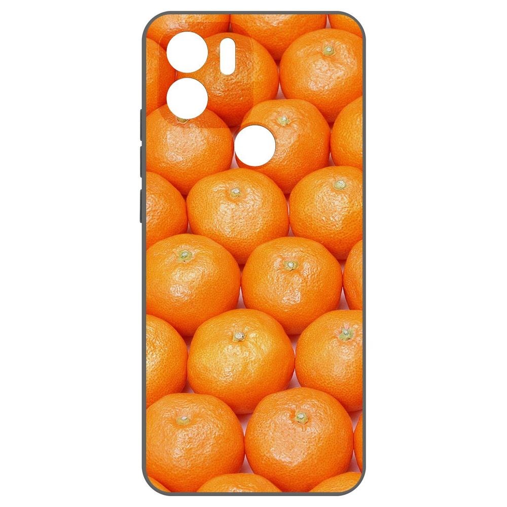 

Чехол-накладка Krutoff Soft Case Мандаринки для Xiaomi Redmi A2+ черный
