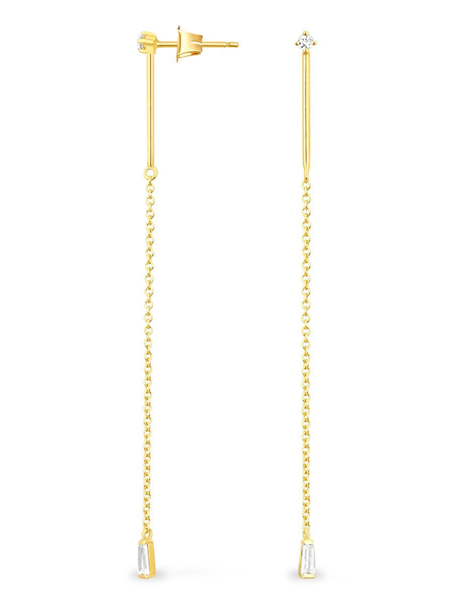 

Серьги из серебра VALTERA 114651, фианит, 114651