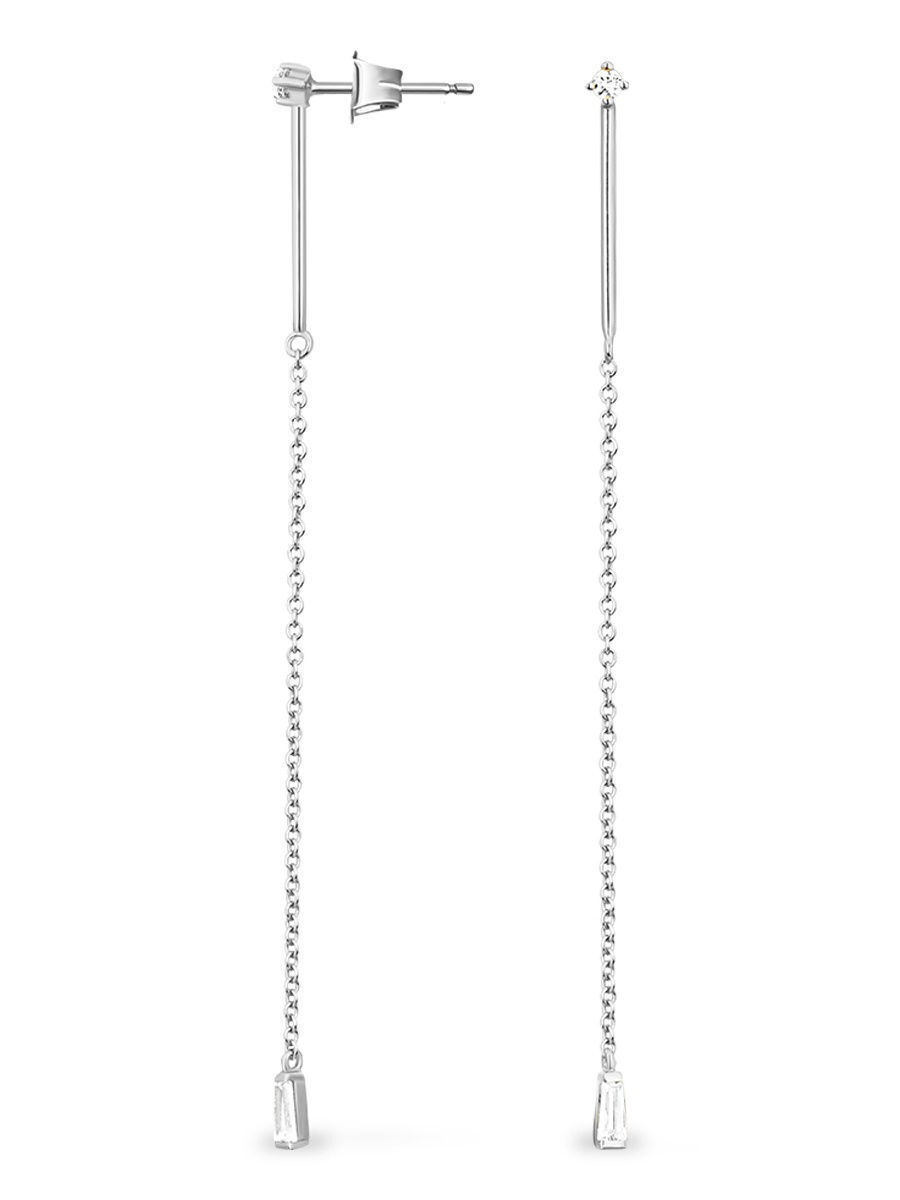 

Серьги из серебра VALTERA 114652, фианит, 114652