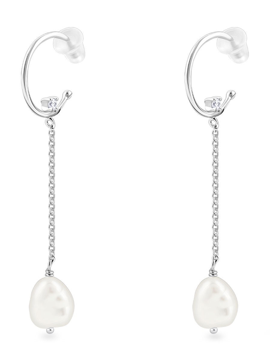 

Серьги из серебра VALTERA 114676, жемчуг, 114676