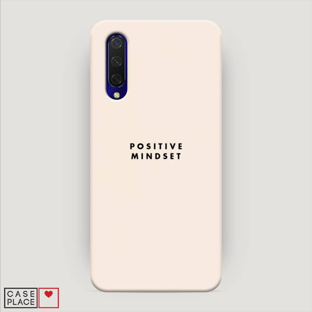 фото Пластиковый чехол "позитивное мышление" на xiaomi mi a3 lite awog