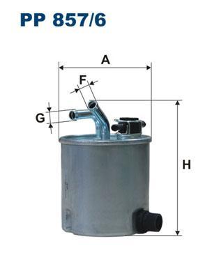 

Фильтр топливный Filtron PP8576