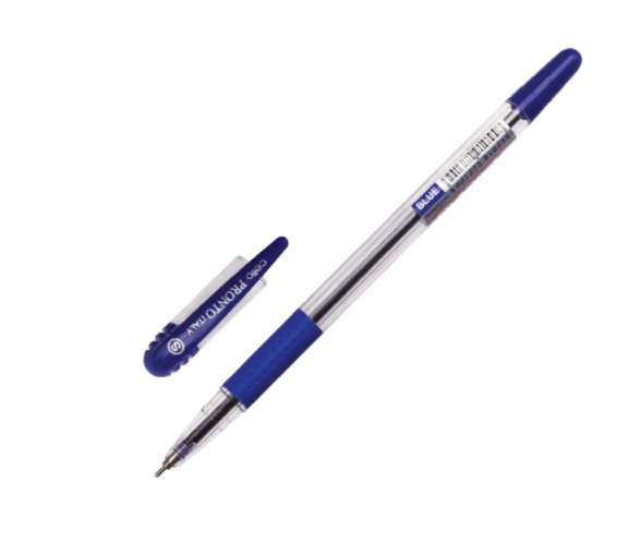 

Ручка Cello Pronto синяя, 0,6 мм, резиновый грип, 6 шт