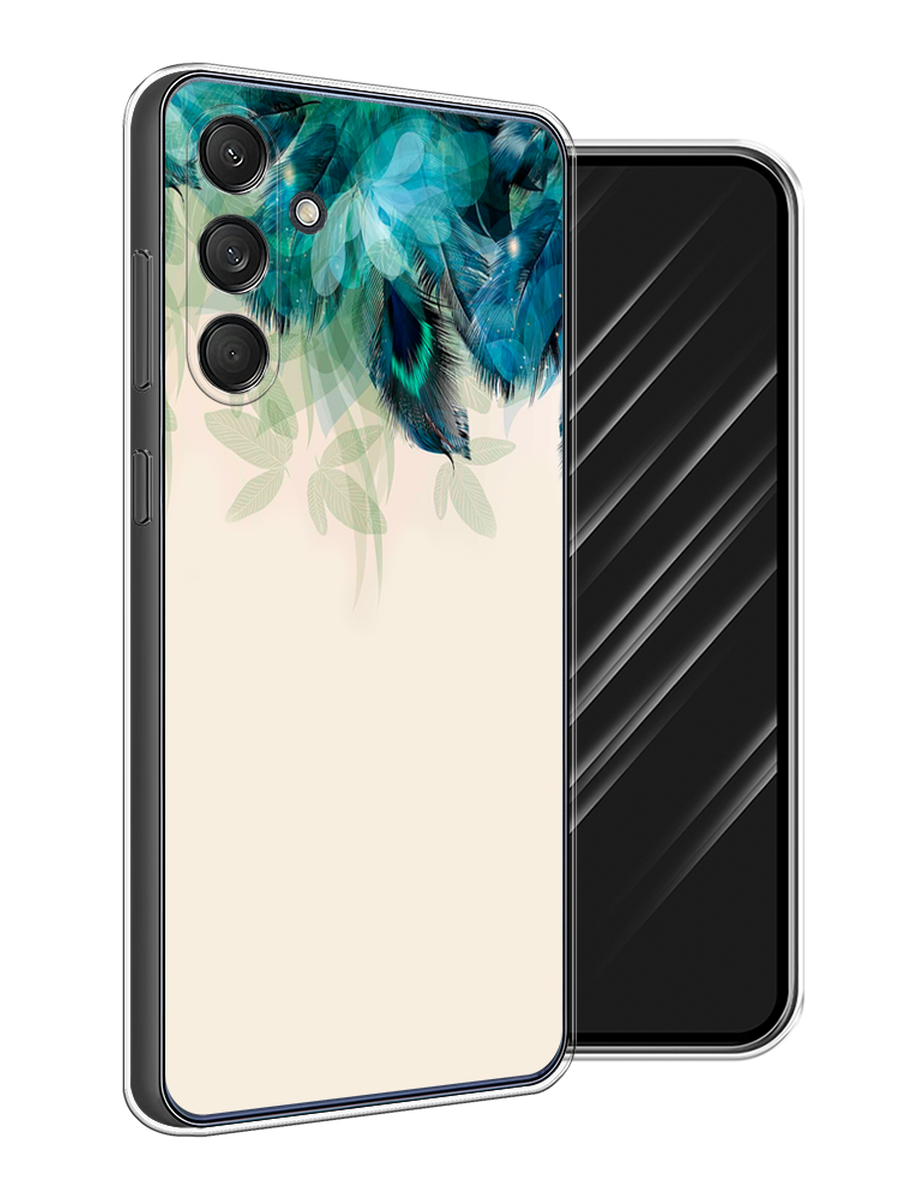 

Чехол Awog на Samsung Galaxy M55 "Перья голубого цвета", Бежевый;синий;бирюзовый, 2109650-1