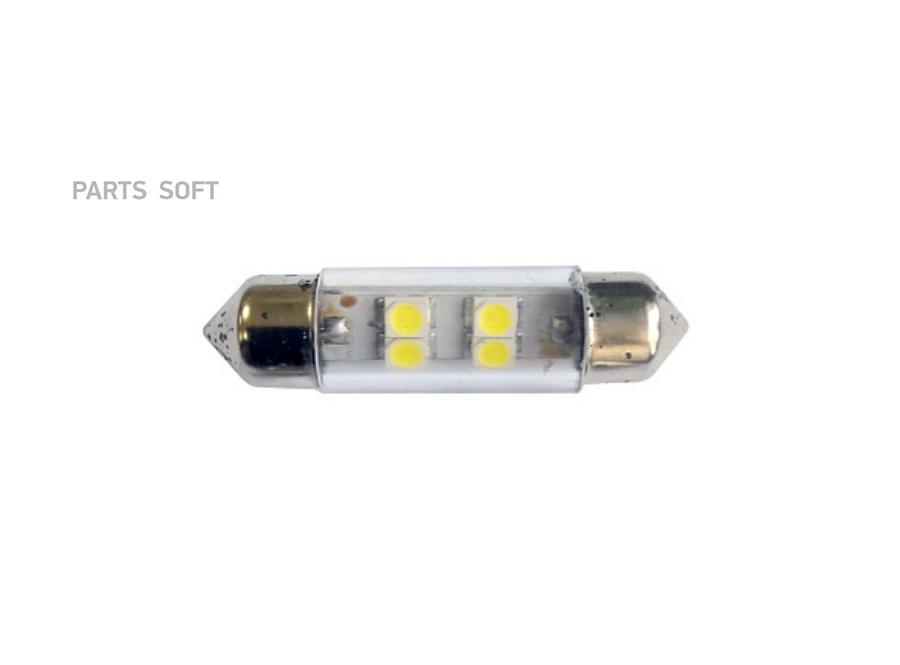 

Лампа светодиодная 12v wb t10 led 10w маяк 1 шт. картон 12t11x36-w/4smd