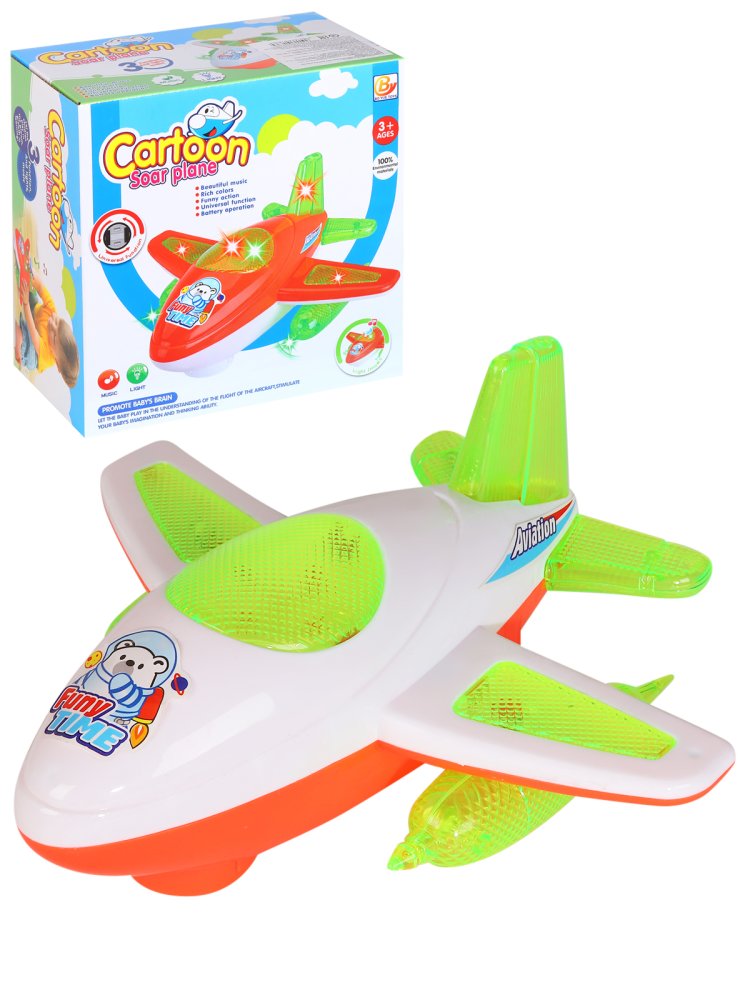 

Развивающая игрушка BO YUE TOYS Самолет, для малышей, JB400655