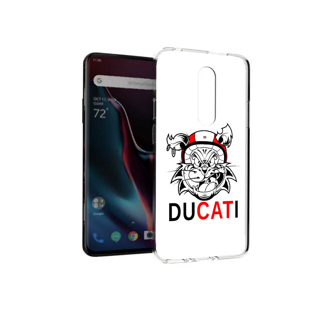 

Чехол MyPads Tocco для OnePlus 7 Pro дукати (PT139735.130.339), Прозрачный, Tocco