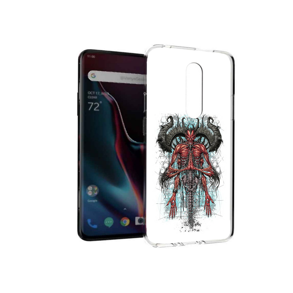 

Чехол MyPads Tocco для OnePlus 7 Pro дьявол (PT139735.130.340), Прозрачный, Tocco