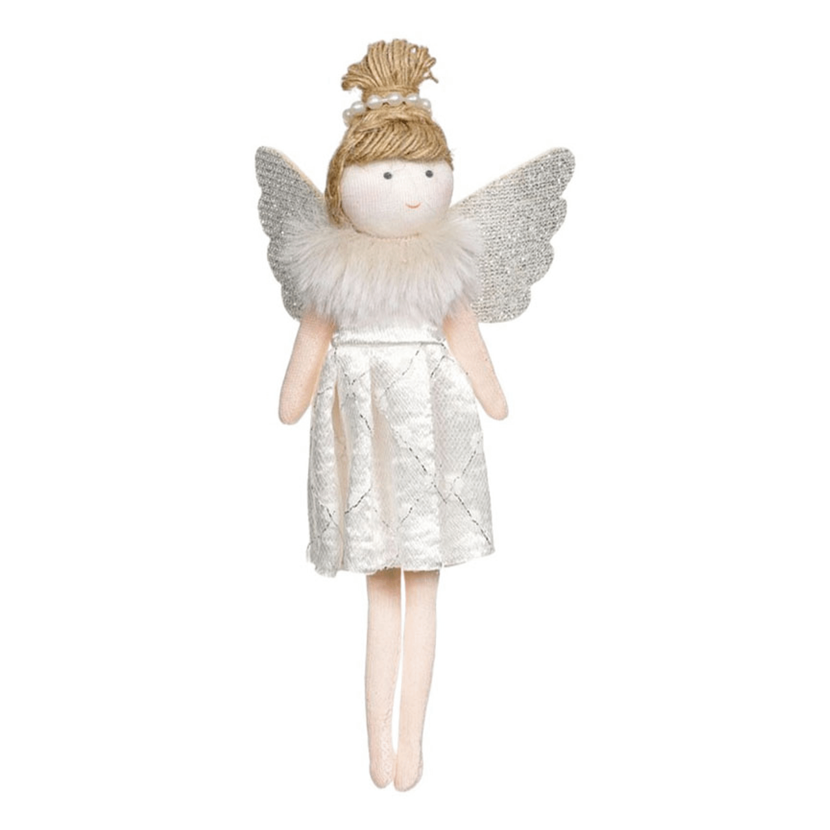 Подвесное украшение новогоднее Artus Кукла в платье с крыльями 17 см в ассортименте 331₽