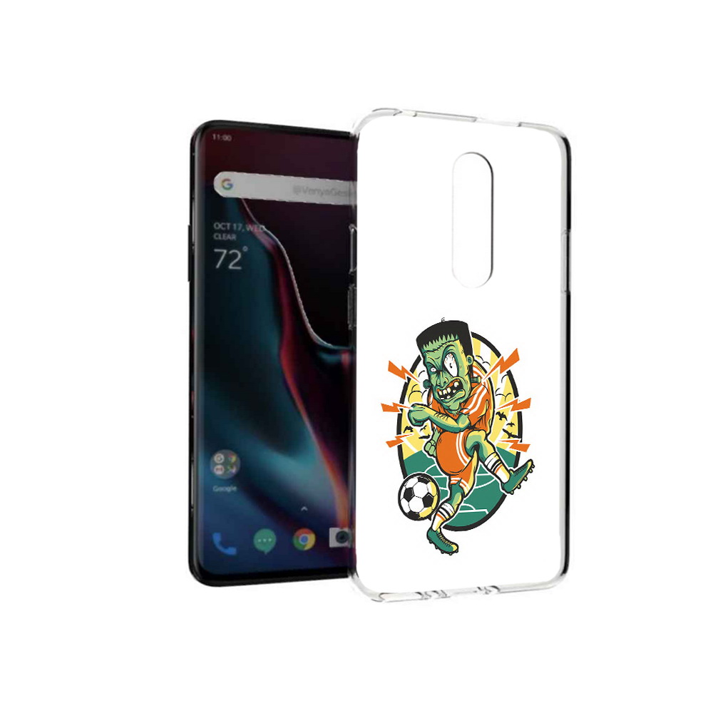 

Чехол MyPads Tocco для OnePlus 7 Pro зомби футболист (PT139735.130.368), Прозрачный, Tocco