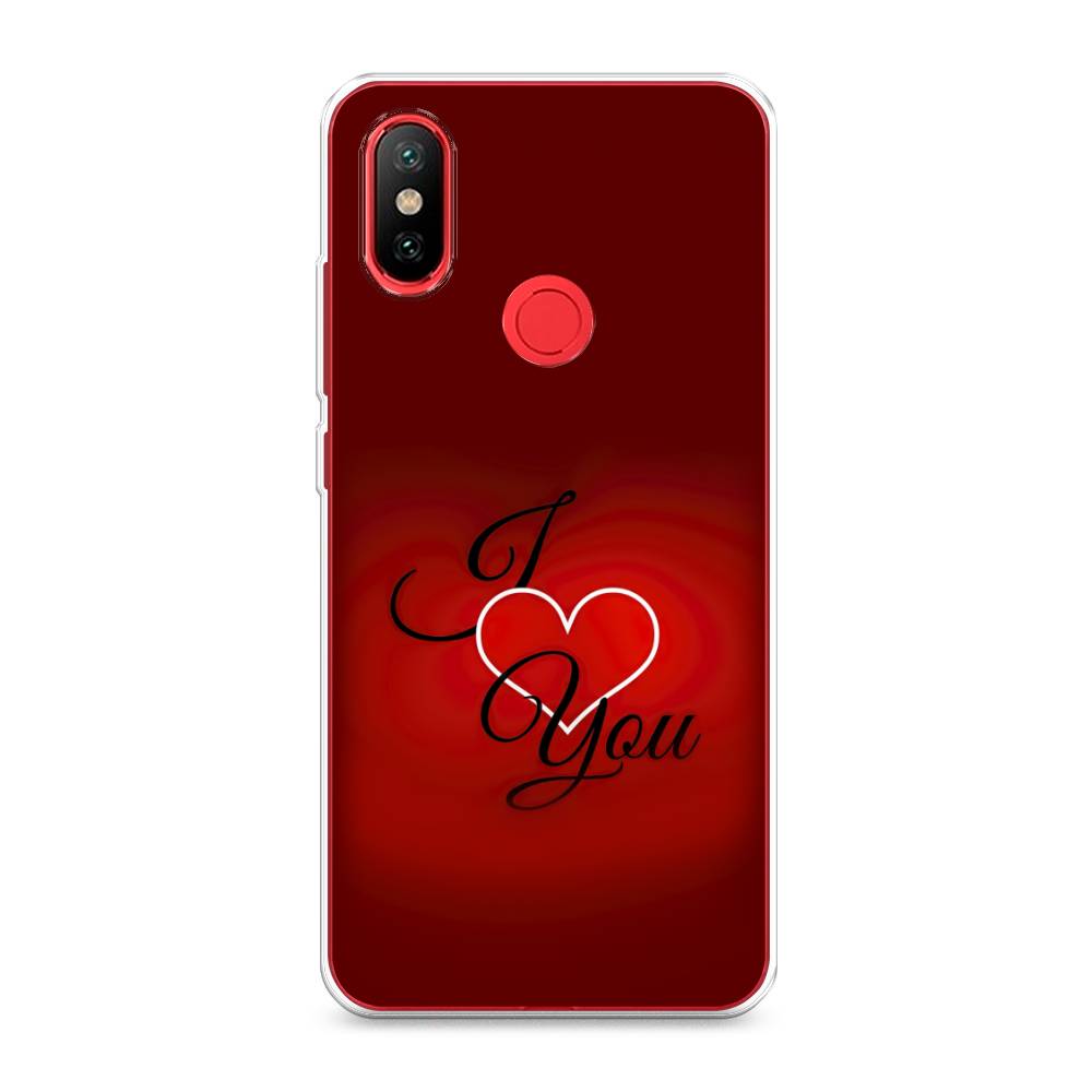 

Чехол Awog на Xiaomi Mi 6X/A2 "I love you 3", Разноцветный, 33250-6