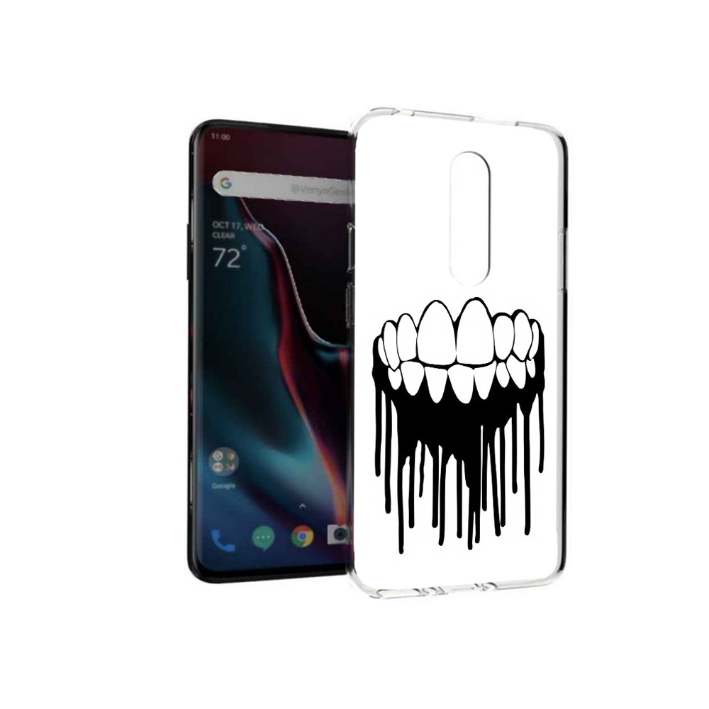 

Чехол MyPads Tocco для OnePlus 7 Pro зубы (PT139735.130.372), Прозрачный, Tocco