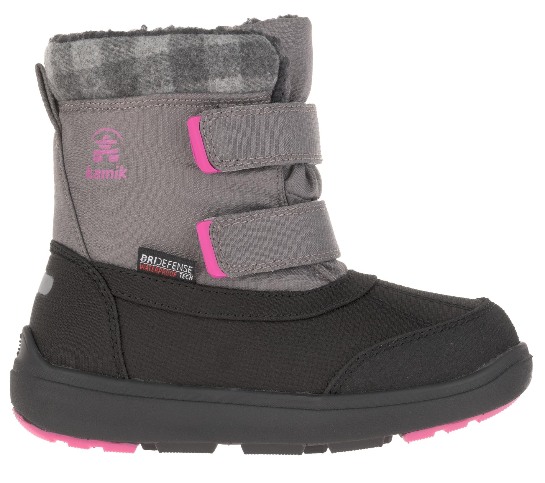 Ботинки Kamik Sparky2 Kids Grey/Fuchsia р. 29