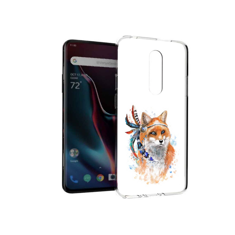 

Чехол MyPads Tocco для OnePlus 7 Pro инду лиса (PT139735.130.377), Прозрачный, Tocco