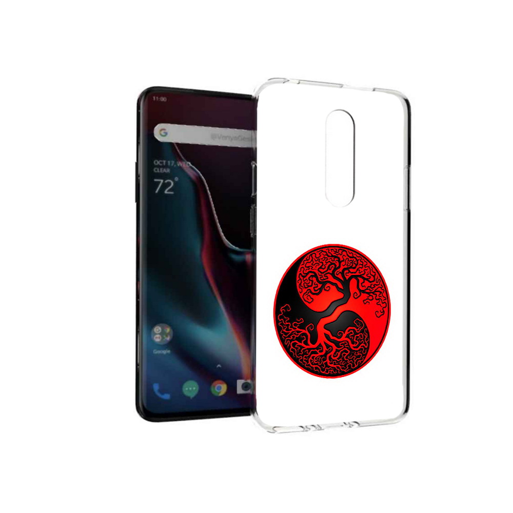 

Чехол MyPads Tocco для OnePlus 7 Pro инь янь дерево (PT139735.130.379), Прозрачный, Tocco