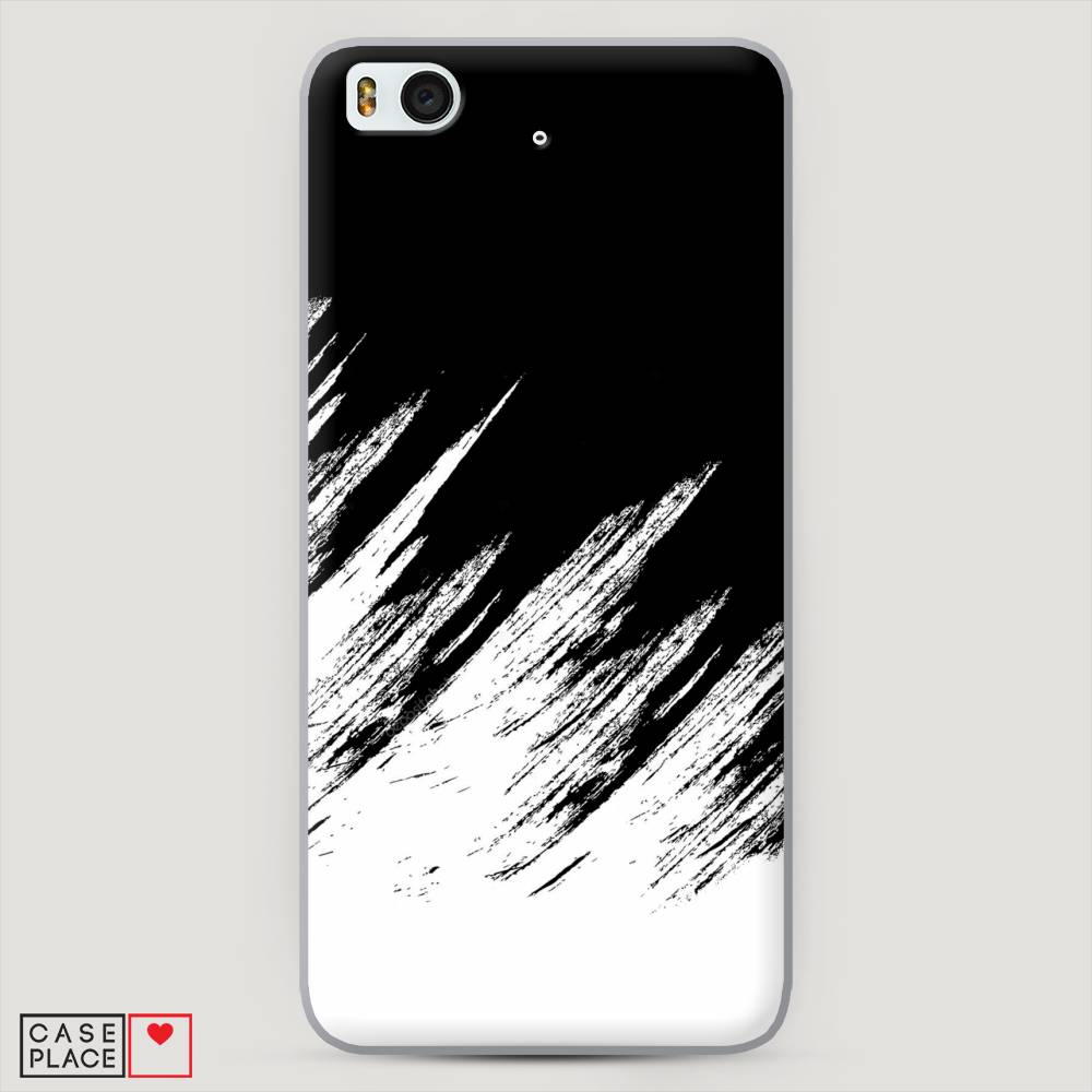 

Пластиковый чехол "Черно белые брызги" на Xiaomi Mi5S