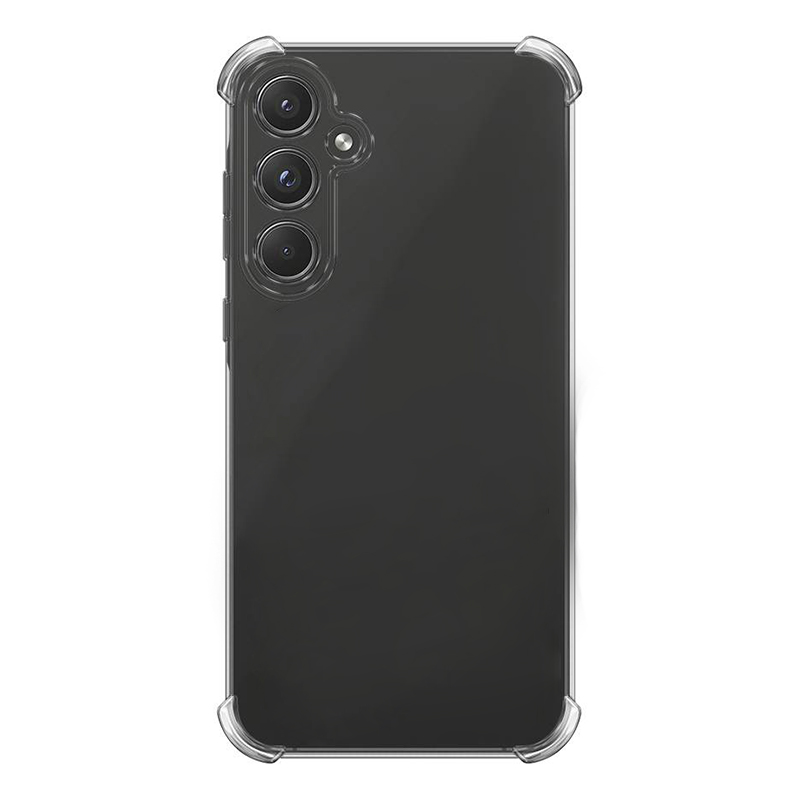 

Чехол силиконовый для Samsung Galaxy A55 (5G), усиленные края с защитой камеры, X-Case, Прозрачный