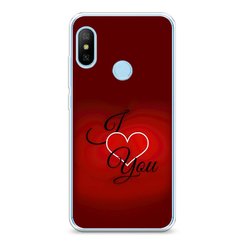 

Чехол Awog на Xiaomi Redmi 6 Pro/6 Plus/Mi A2 Lite "I love you 3", Разноцветный, 34250-6