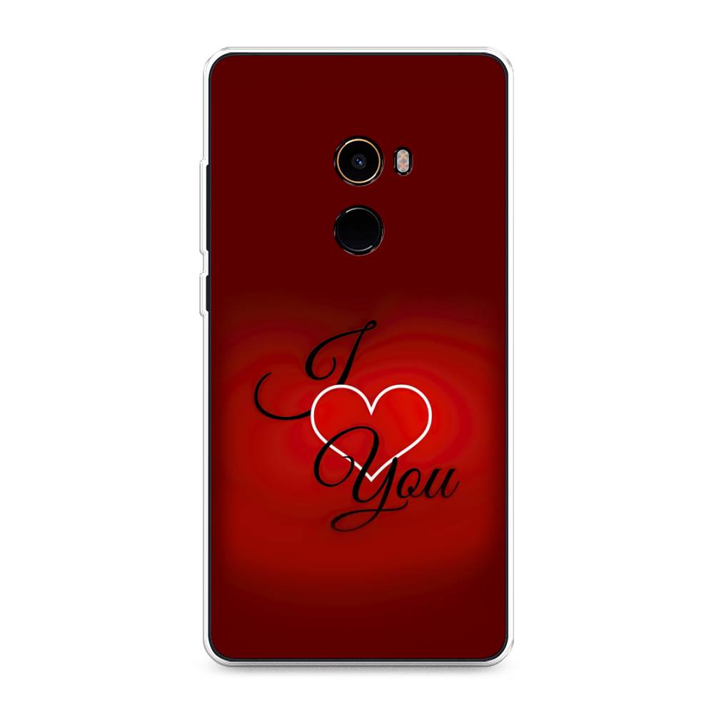 

Чехол Awog на Xiaomi Mi Mix 2 "I love you 3", Разноцветный, 32550-6