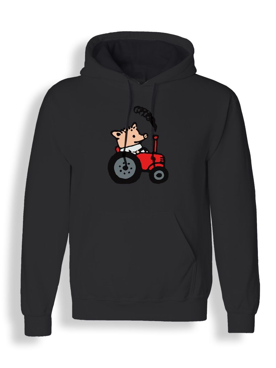 

Худи унисекс СувенирShop Поросенок Петр/Трактор/Мем 10 черное 4XL, "Поросенок Петр/Трактор/Мем" 10