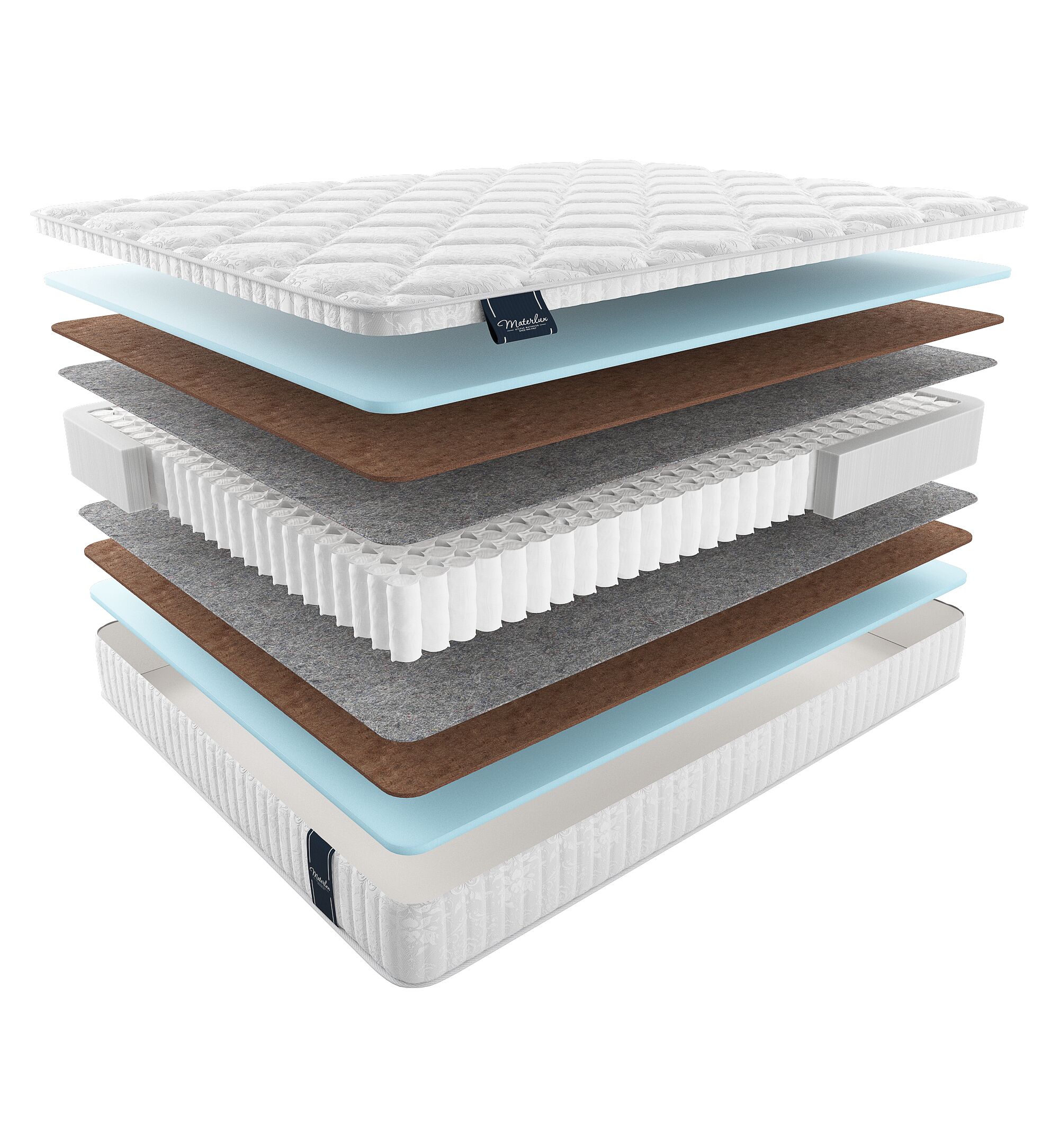 

Матрас Materlux Light-Soft Union Cocos 135х200, Бежевый;белый;серый;серебристый, Union Cocos