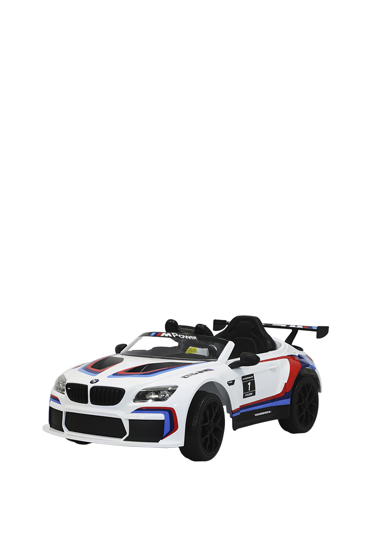 Электромобиль BMW M6 GT3 12V/45AH c Р/У 24G 6666ARWT белый