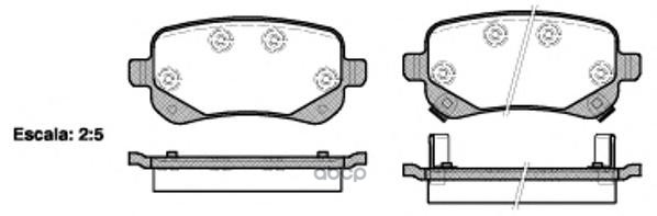 

Колодки дисковые задн. Chrysler Voyager 2.3/3.8/2.8CRD 07> 1095 02 [68029887AA]