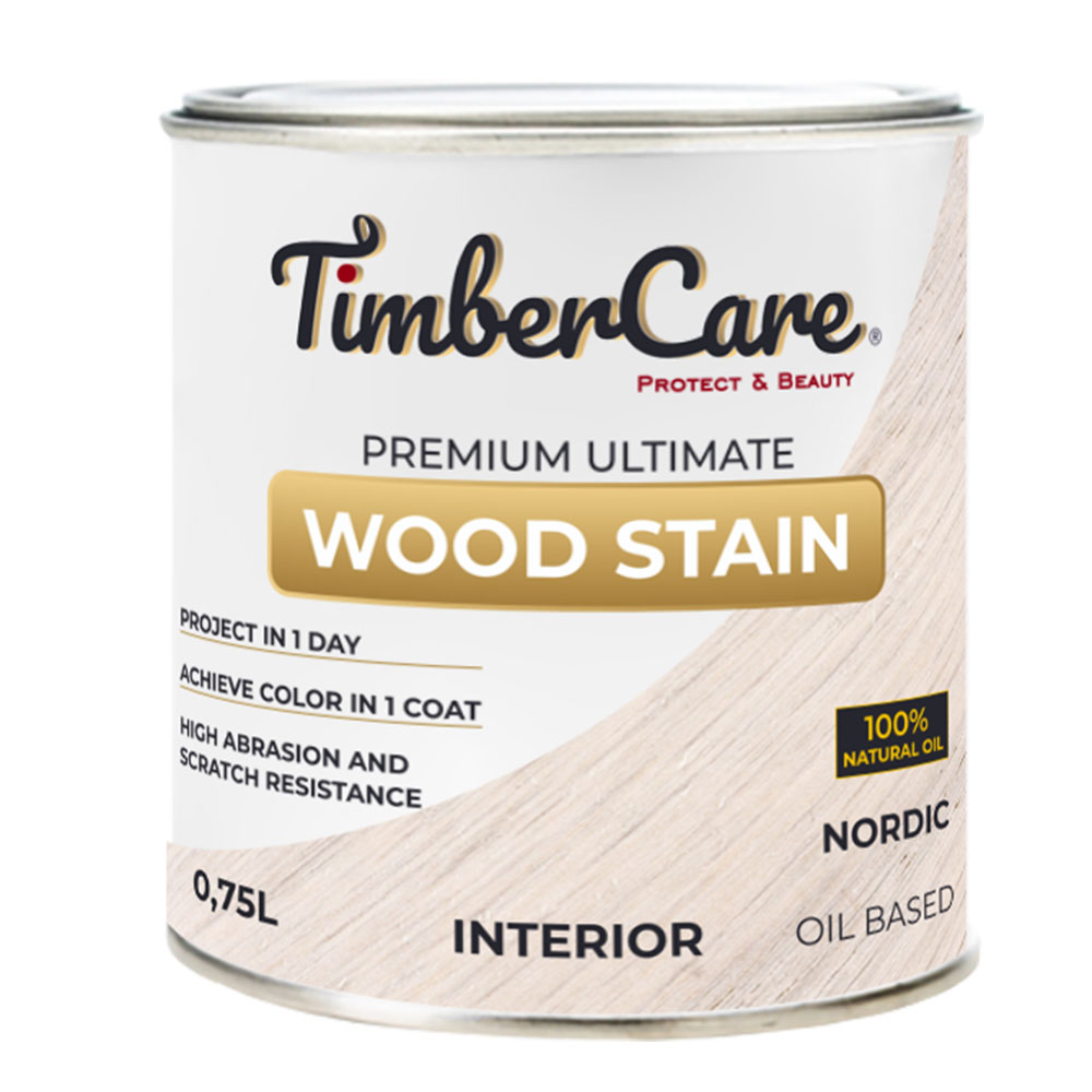 

Масло TimberCare Wood Stain 0.75 л. скандинавский дуб, Бежевый, Wood Stain