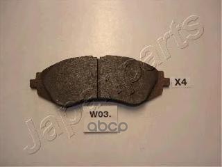 

Комплект тормозных колодок Japanparts PAW03AF