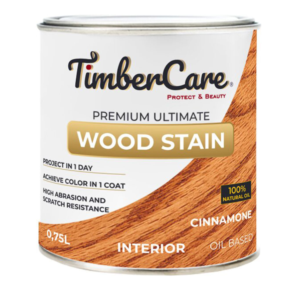 

Масло TimberCare Wood Stain 0.75 л. корица, Бежевый, Wood Stain