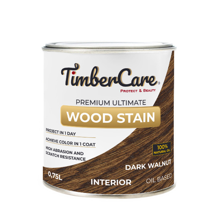 

Масло TimberCare Wood Stain 0.75 л. угольная шахта, Бежевый, Wood Stain
