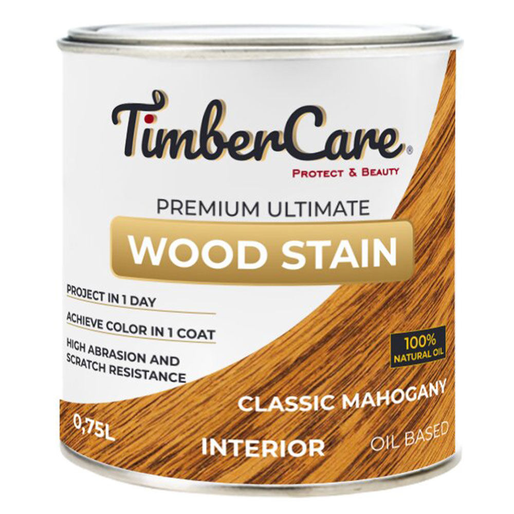 

Масло TimberCare Wood Stain 0.75 л. классический махагон, Бежевый, Wood Stain