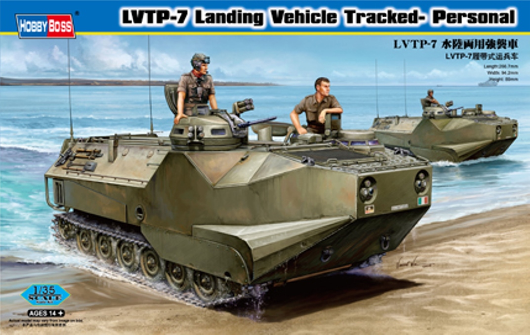 

Сборная модель HobbyBoss 1/35 Lvtp-7 Landing Vehicle Tracked- Personal 82409