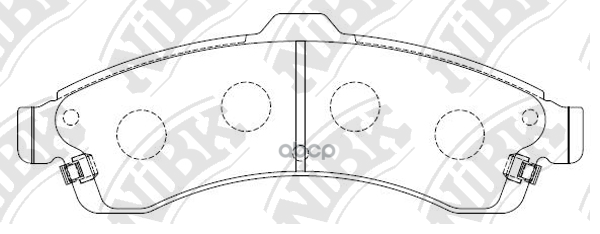 

Колодки дисковые передние Chevrolet TrailBlazer, Saab 9-7 4.2-5.3i 05> PN0077-NIBK