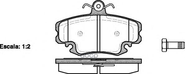 

141 20 колодки дисковые п. Renault Thalia 00>, Dacia Logan 1.4/1.6i/1.5D 04>