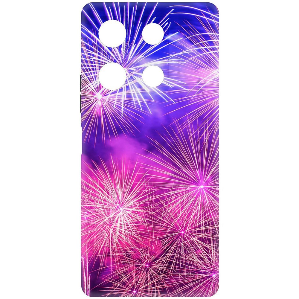 

Чехол-накладка Krutoff Soft Case Салют для Infinix Note 30 Pro черный