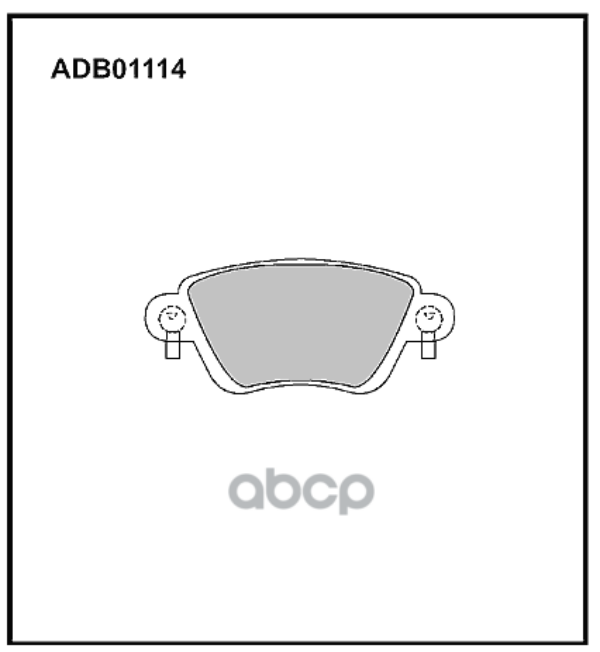 Колодки Тормозные ALLIED NIPPON арт ADB01114 1140₽