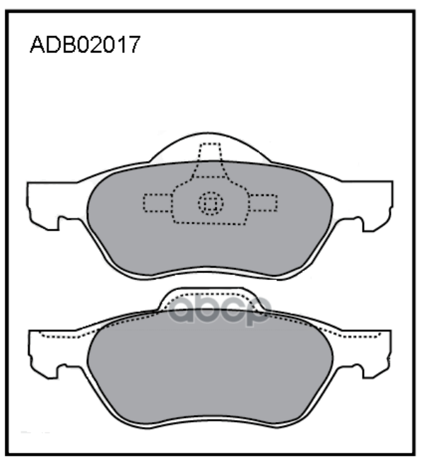 Колодки Тормозные ALLIED NIPPON арт. ADB02017 100048481125