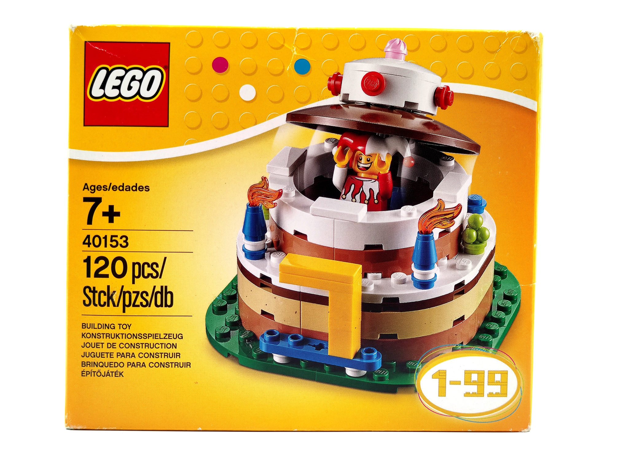 

Конструктор LEGO 40153 Торт ко Дню Рождения